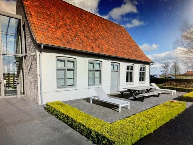 Schravenhoek Met Indoorzwembad En Sauna フールネ エクステリア 写真